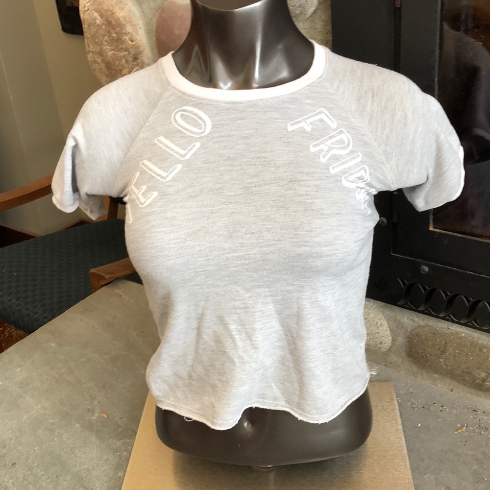 girls grey tee shirt